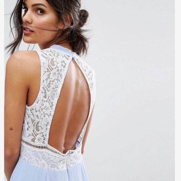 ASOS Dresses & Skirts - ASOS Elise Ryan Lace Open Back Maxi Dress